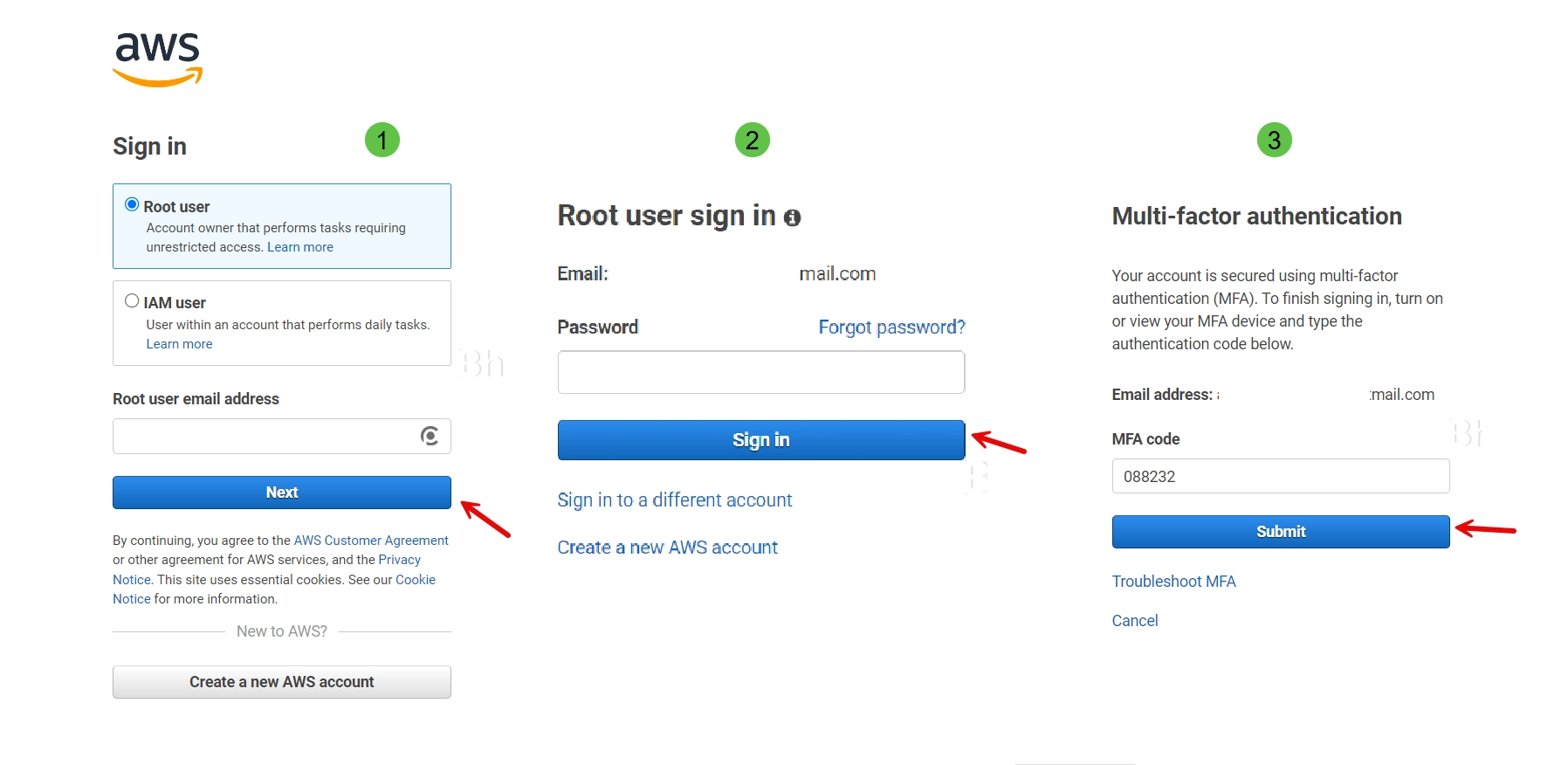 how to set up multi factor authentication for aws